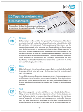 White Paper_Stellenanzeigen_Titelseite White Paper Stellenanzeigen